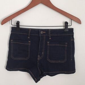 Evn1 mid waist jeans shorts‎